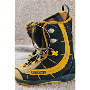 Salomon‎ Malamute Unisex custom fit 3D Suede Snowboard Boots Sz 5.5 US EU 38